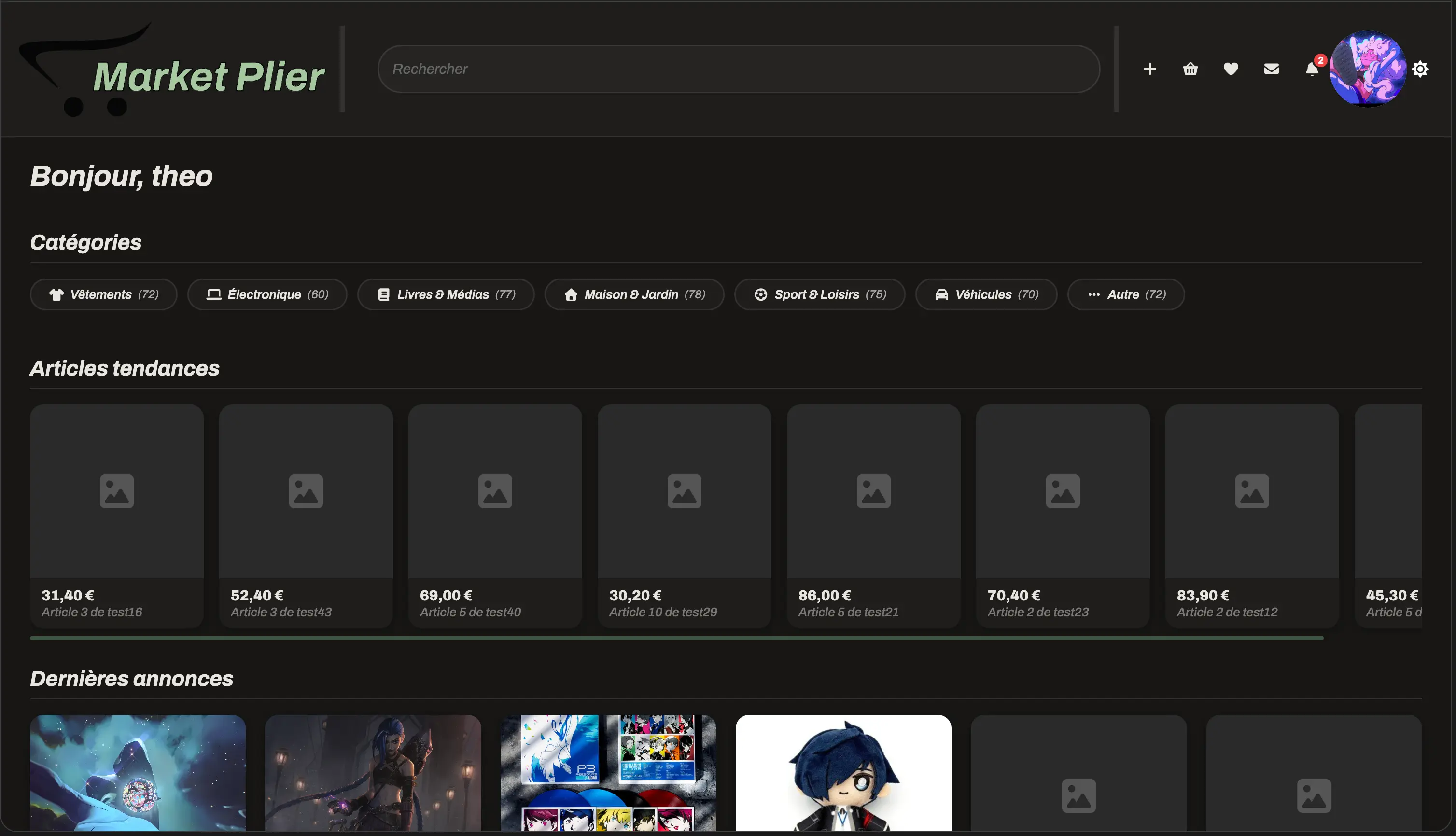 Marketplace web Market Plier